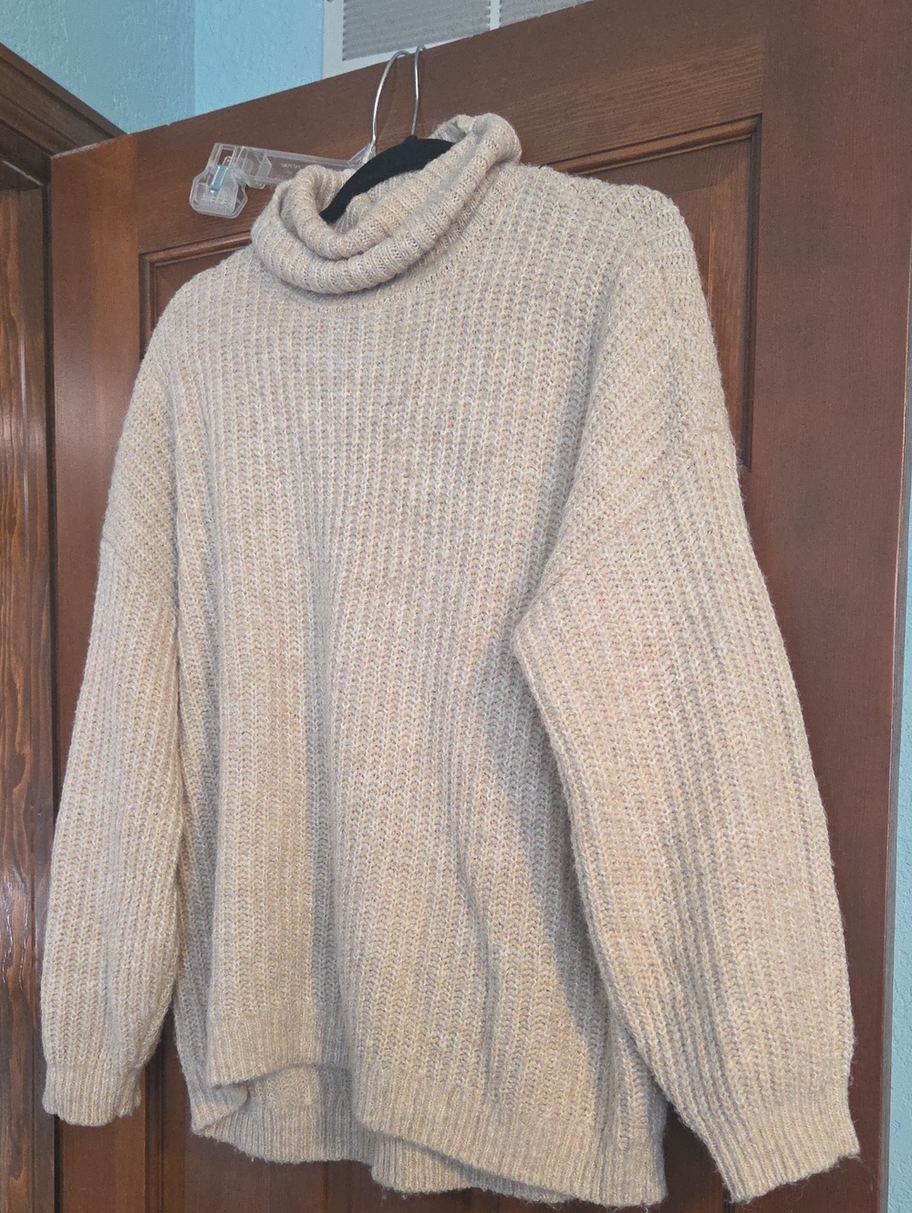 Old Navy Cream Turtleneck Sweater